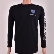 Cotton Long Sleeve Crew Neck Black