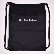 Cinch Pack Mesh Trim Black