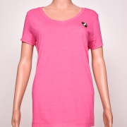 Tri-blend V-Neck Pink Heather