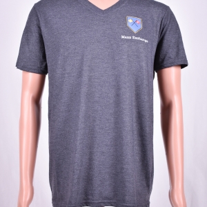 Tri-blend V- Neck Gray Heather
