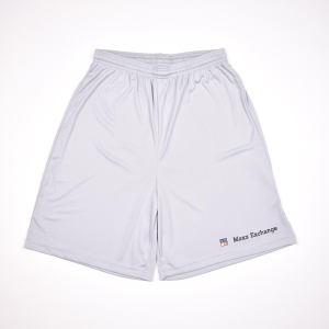 No Pocket Shorts Silver
