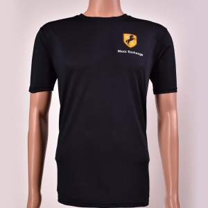 Polyester Performance Crew Neck Black