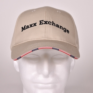 American Flag Cap Tan