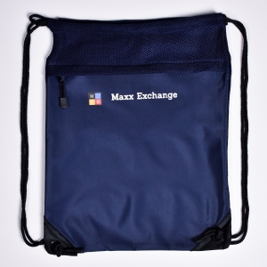 Cinch Pack Mesh Trim Navy