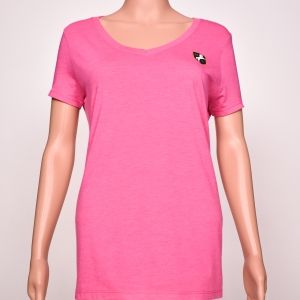 Tri-blend V-Neck Pink Heather