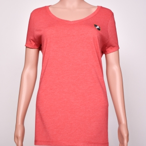 Tri-blend V-Neck Red Heather